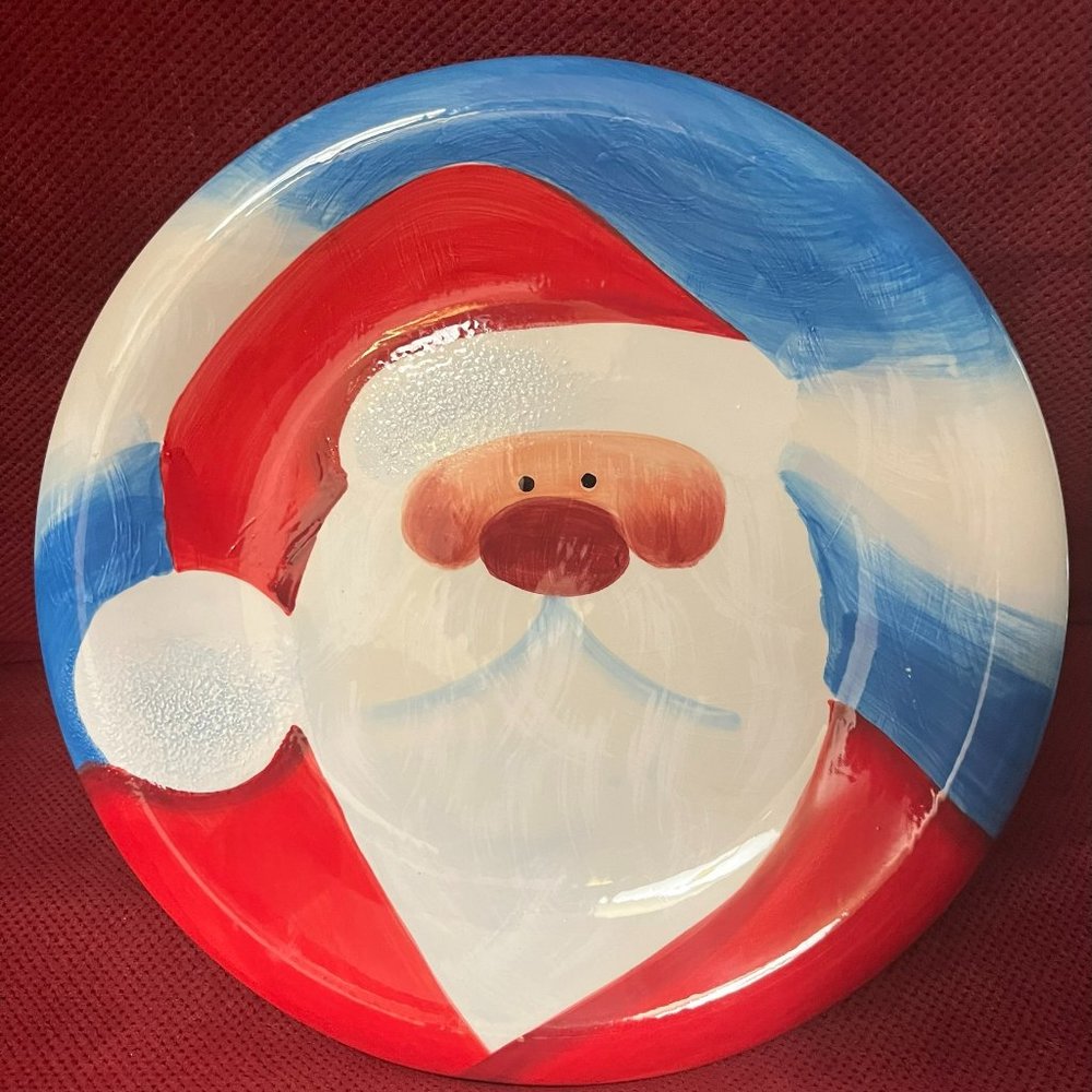 Santa Cookie Plate